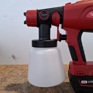 Accu verfspuit, Rood, 2026